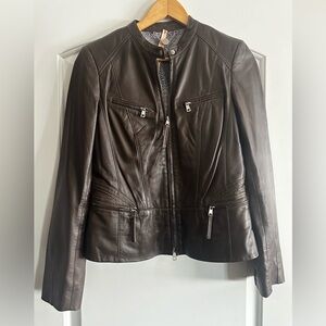 Marc Cain Leather Jacket